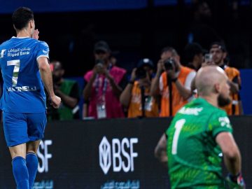 Martinelli abriu o placar no clássico (Foto: Divulgação/Al-Hilal)