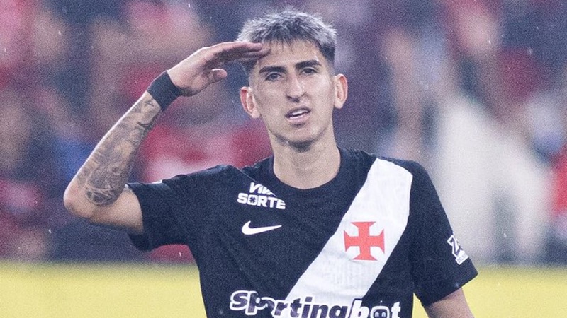 Lescano marcou o gol do Vasco no jogo (Foto: Matheus Lima/Vasco)