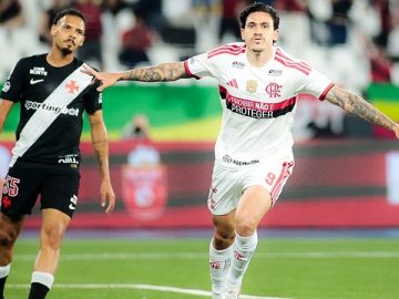 Pedro marcou dois dos quatro gols na goleada (Foto: Adriano Fontes/Flamengo)